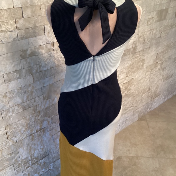 Anthropologie Hutch Lena Colorblocked Knit Midi Dress - Picture 6 of 11